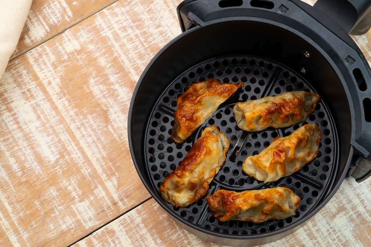 Airfryer gyoza,Use Air Fryer grilled dumplings